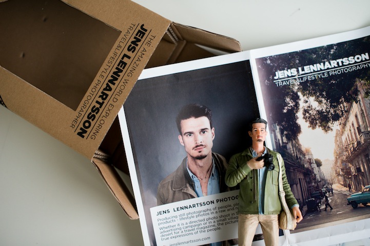 Photographer Self-Promotes by Mailing Out 400 Action Figures of Himself