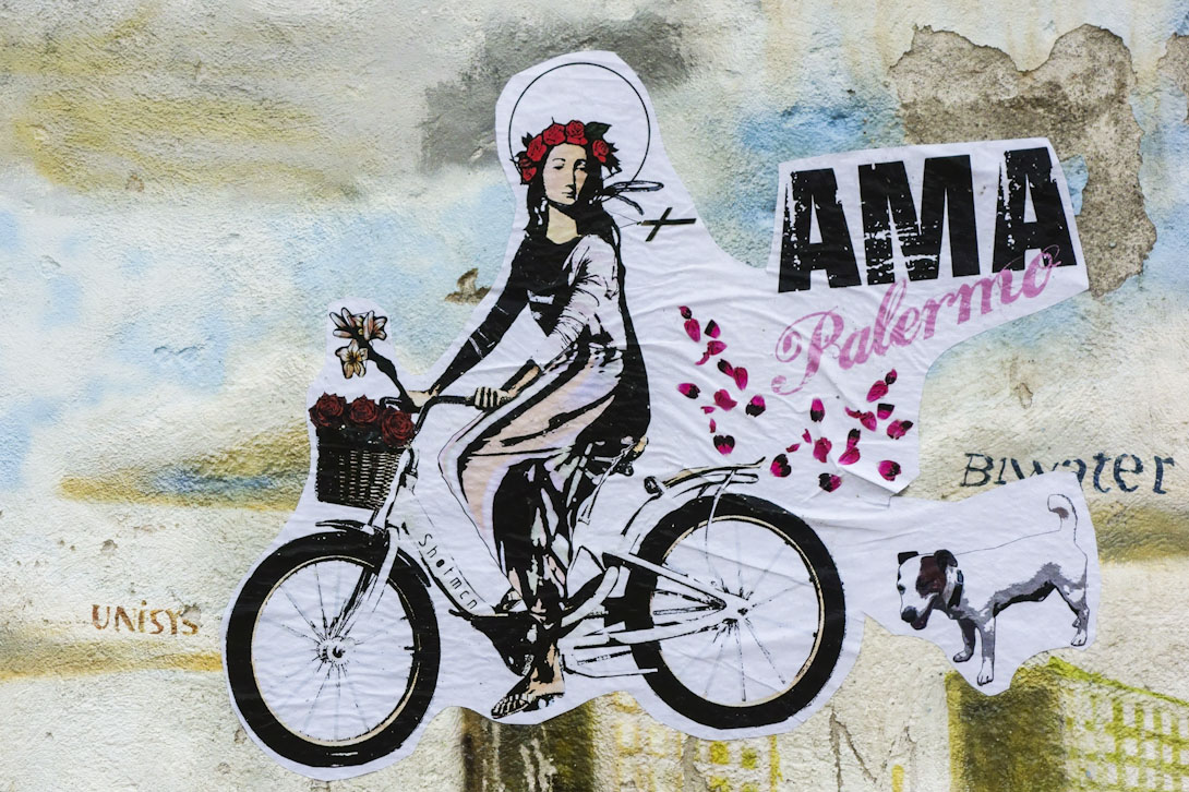 Love Palermo – Saint Rosalia cycling on Palermo Streets