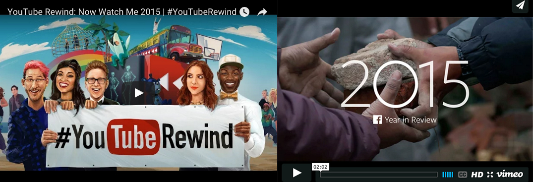 2015 Year in Review – Facebook VS Youtube