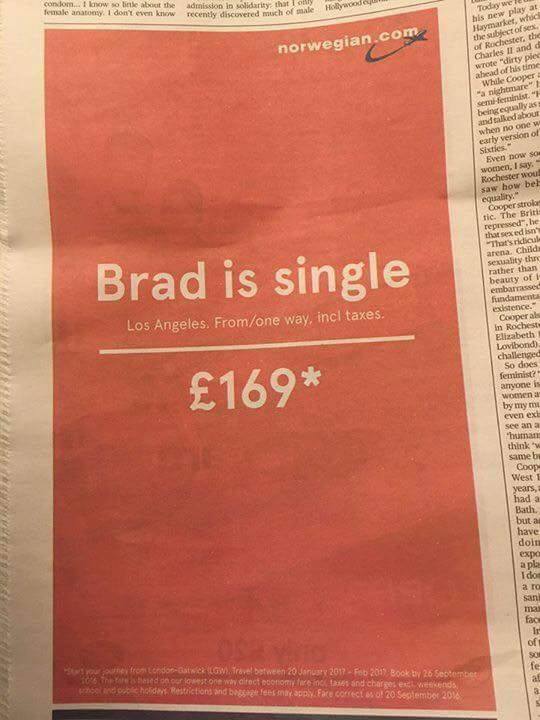 Instant campaign by Norwegian Airlines
