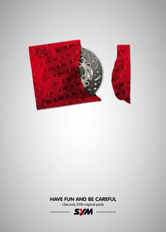SYM：SanYang Motor – Creative Condom Print