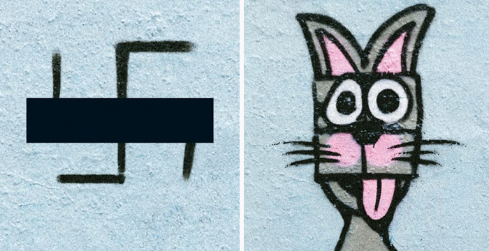 Turn Swastikas symbols into Art in Berlin – Nice project by Ibo Omari